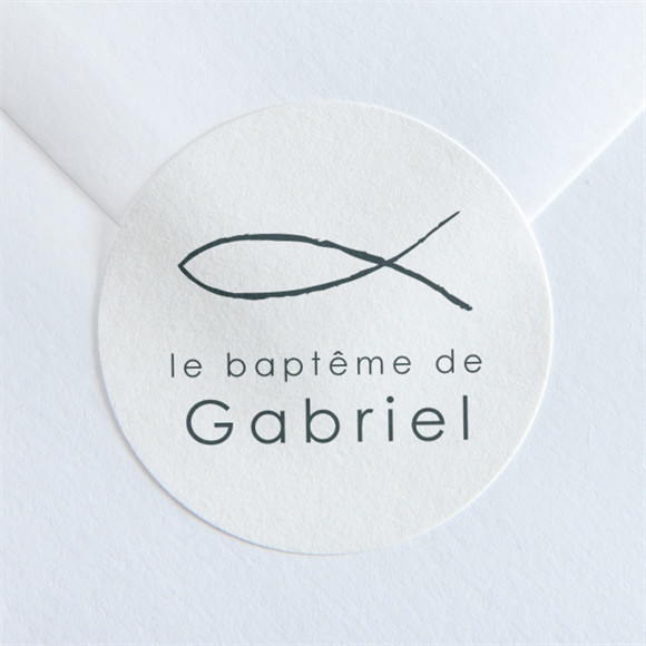 Sticker baptême Belle Âme réf.N360117