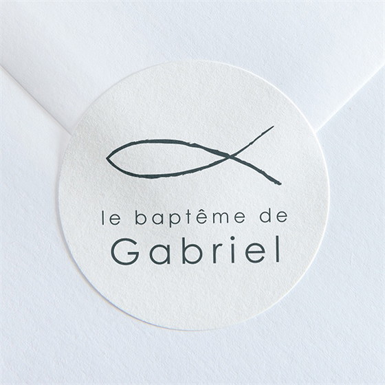 Sticker baptême belle âme