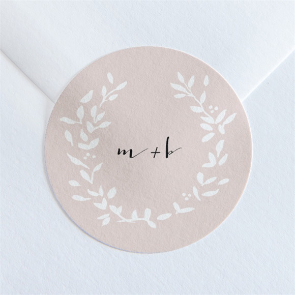 Sticker mariage Médaillon réf.N360121