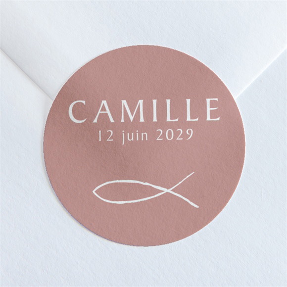 Sticker communion Jolies Grâces réf.N360120