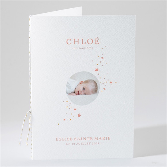 Livret de messe baptême Subtil Tressage réf.N491227
