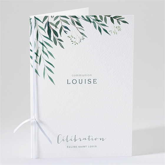 Livret de messe communion touche champêtre