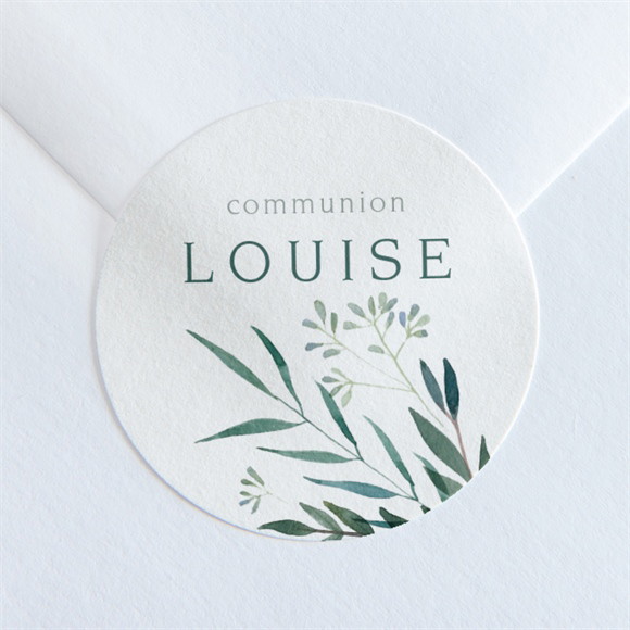 Sticker communion Touche Champêtre réf.N360126