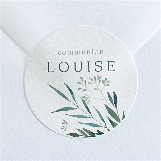 Sticker communion touche champêtre