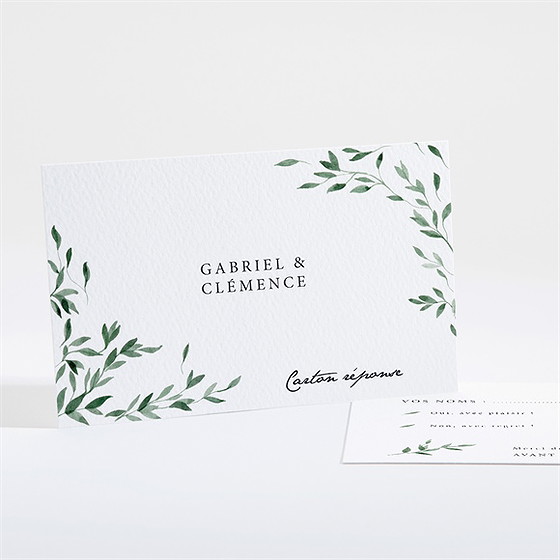 Carton réponse mariage so chic