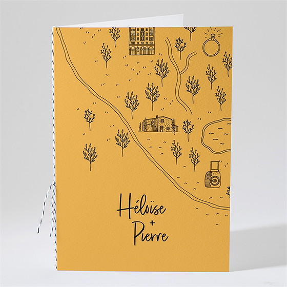 Livret de messe mariage bohême chic