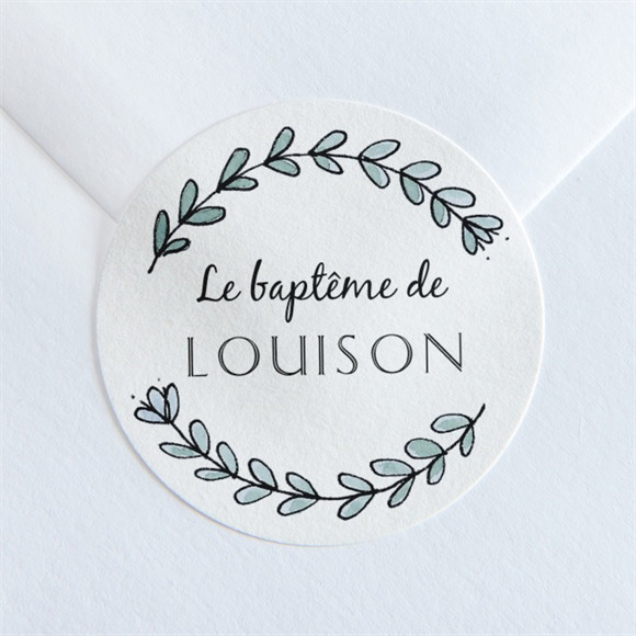 Sticker baptême Petit Programme réf.N360134