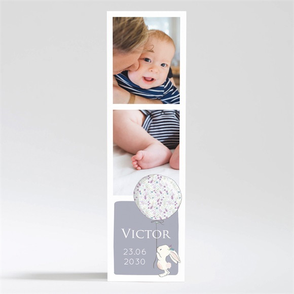 Faire-part naissance Mon petit lapin réf.N200340