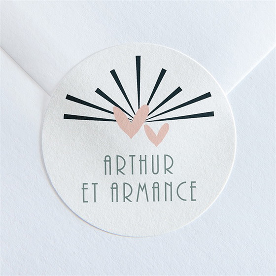 Sticker mariage petit pele mele