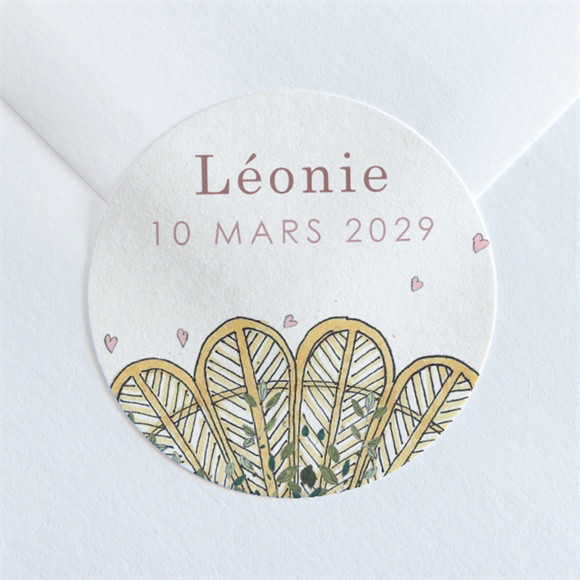 Sticker naissance Tendre Berceau réf.N360136