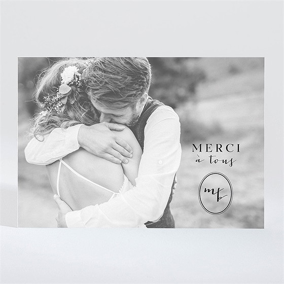 Remerciement mariage médaillon magnet