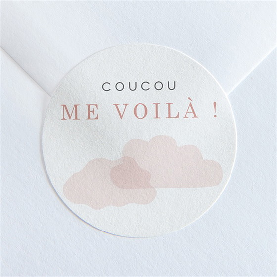 Sticker naissance ma petite baleine