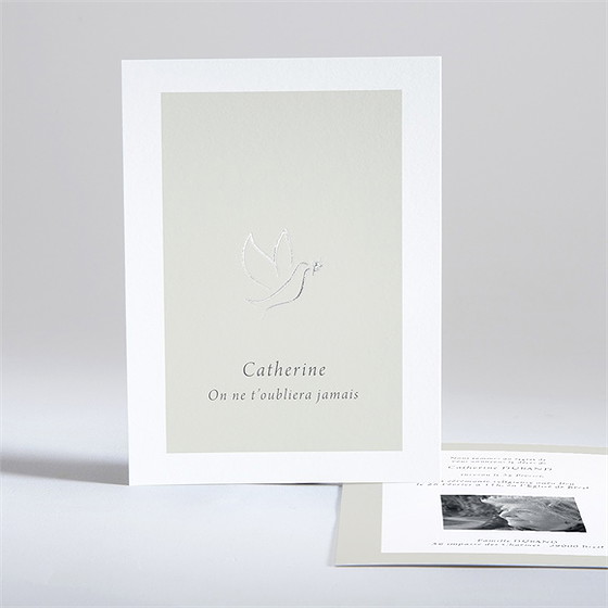 Faire-part décès colombe de l'espérance