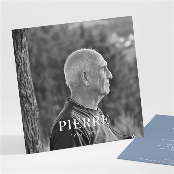 Faire-part décès Pour toujours réf.N301261