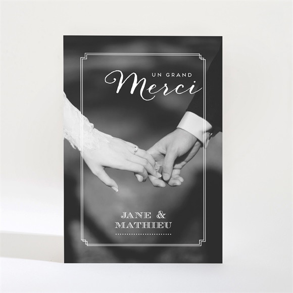 Remerciement mariage Kraft en folie Magnet réf.N21023