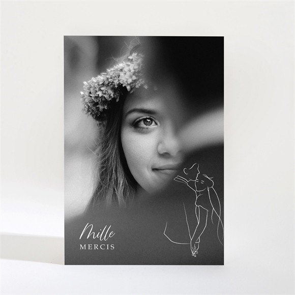 Remerciement mariage Belle Esquisse Magnet réf.N21027