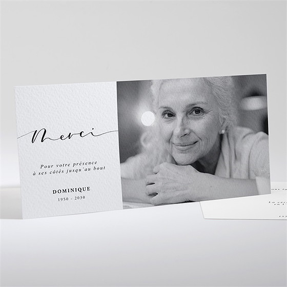 Faire-part décès tant de souvenirs