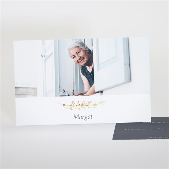 Faire-part décès Belle Nostalgie réf.N17129