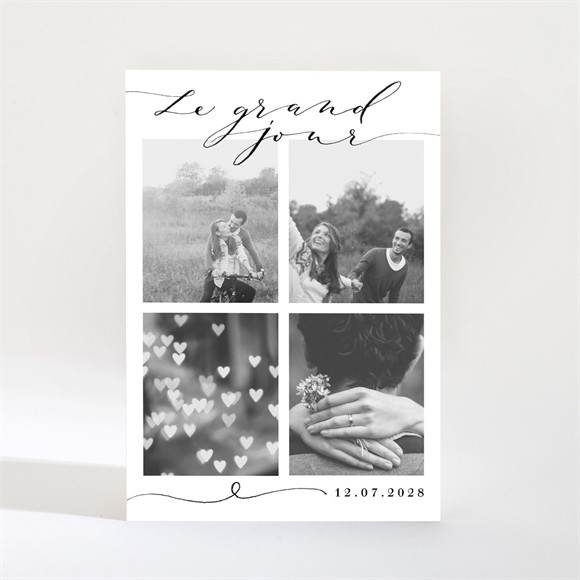 Save the Date mariage Un Grand Jour Magnet réf.N21031