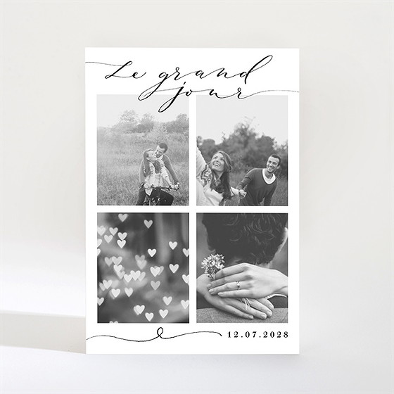 Save the Date mariage un grand jour magnet