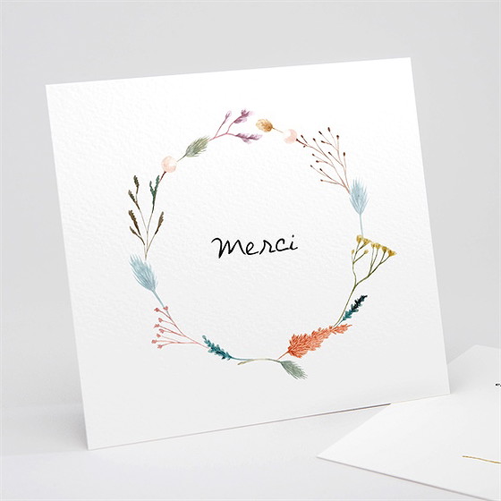 Remerciement décès farandole