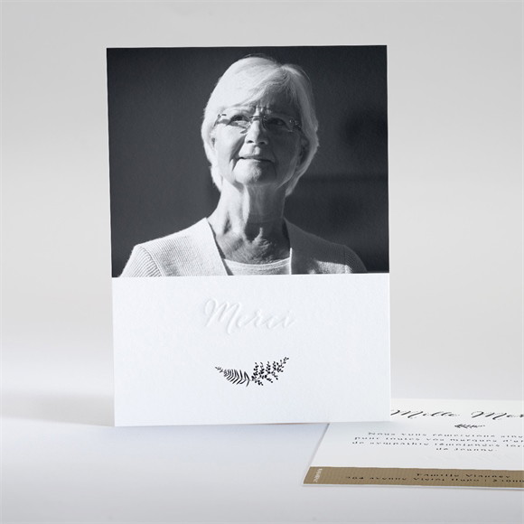 Remerciement décès Faire part décès photos réf.N28125