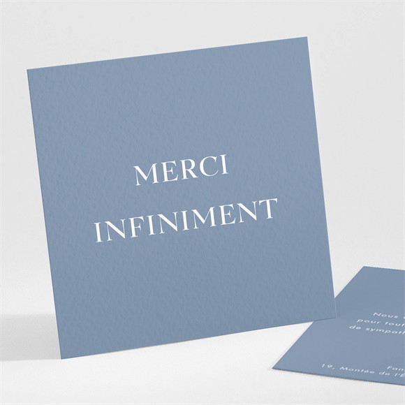 Remerciement décès Pour toujours réf.N301263