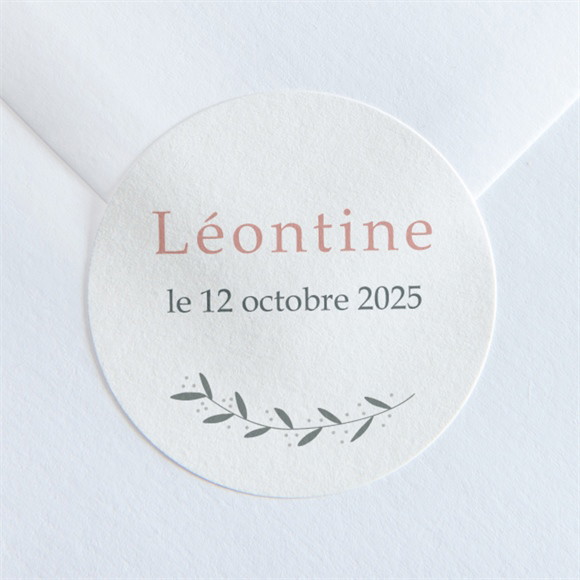 Sticker naissance Tendre écrin réf.N360142