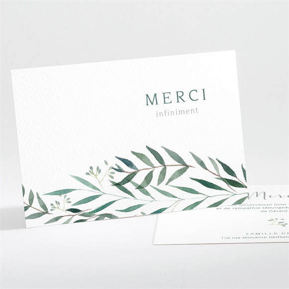 Remerciement décès Mémento réf.N111273