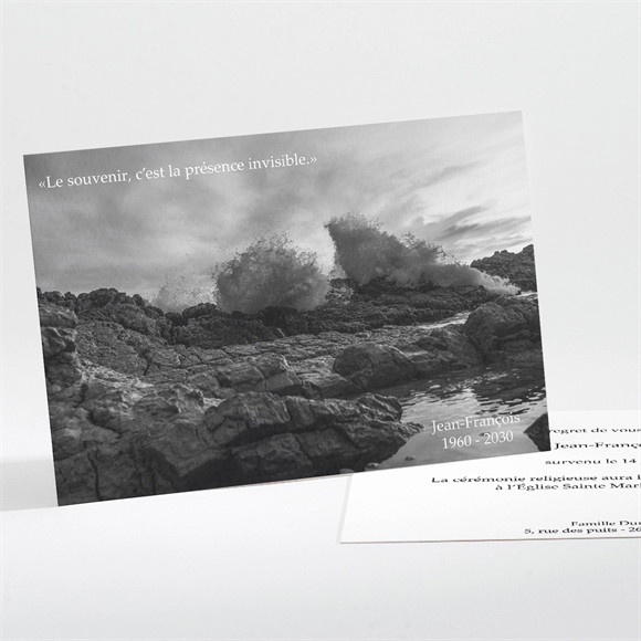 Faire-part décès Songes réf.N111276