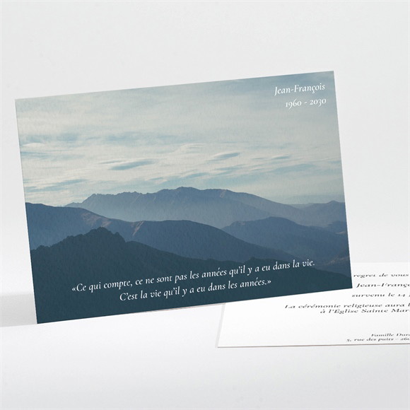 Faire-part décès Oraison réf.N111278