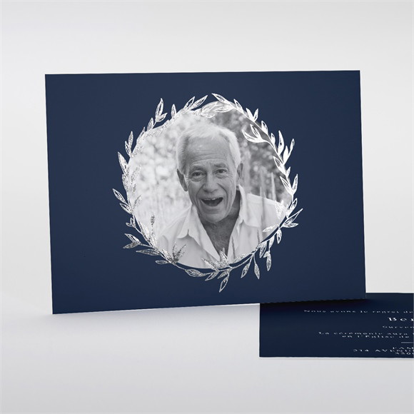 Faire-part décès Son beau sourire réf.N18137