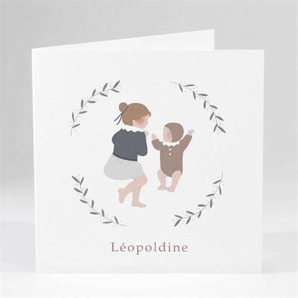 Faire-part naissance Grande Soeur réf.N451206