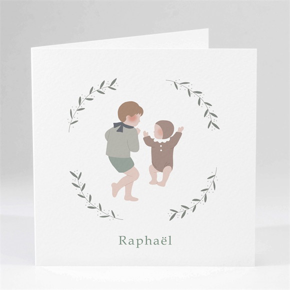 Faire-part naissance Grand Frère réf.N451207