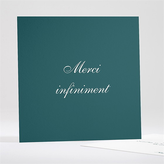 Remerciement décès son monogramme