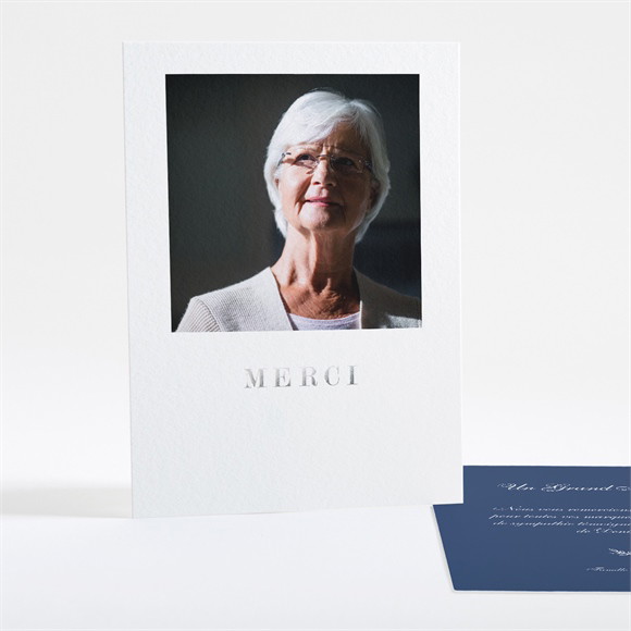 Remerciement décès Douceur et Harmonie réf.N28126