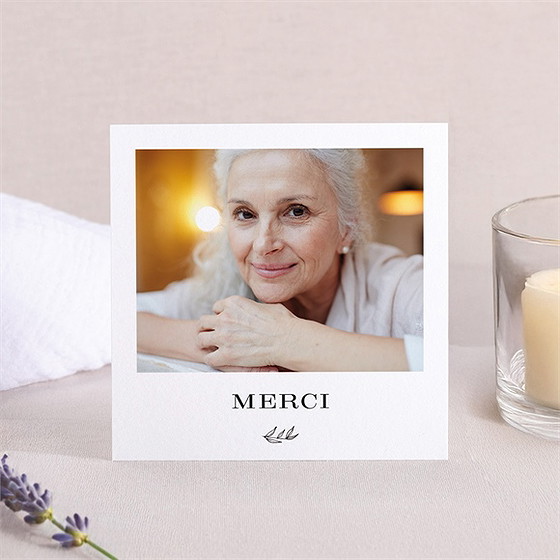 Remerciement décès sa présence