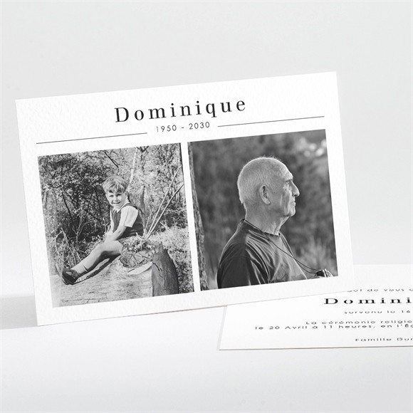 Faire-part décès Son Hommage réf.N111283