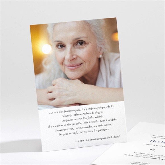 Faire-part décès En profonde Sérénité réf.N211307