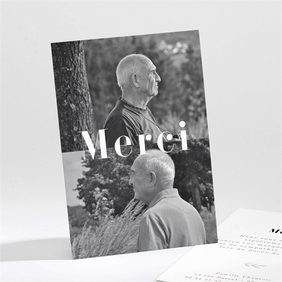 Remerciement décès A son image réf.N211311