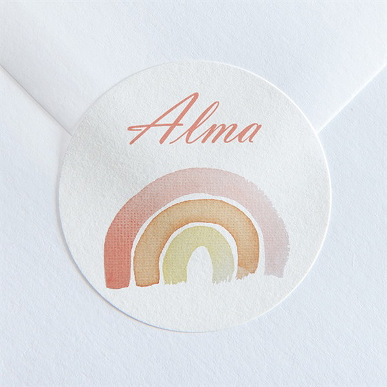 Sticker naissance joli petit mobile