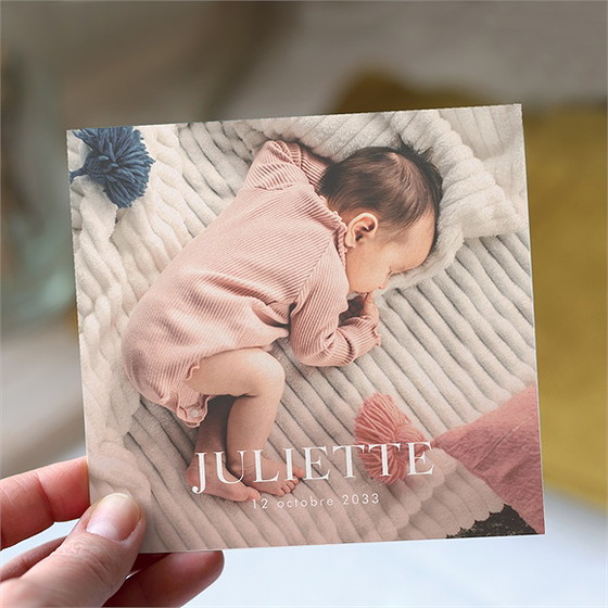 Faire-part naissance follement