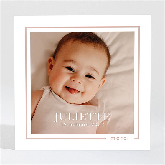 Remerciement naissance follement