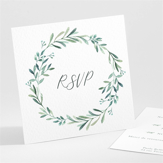 Carton réponse mariage semer notre amour