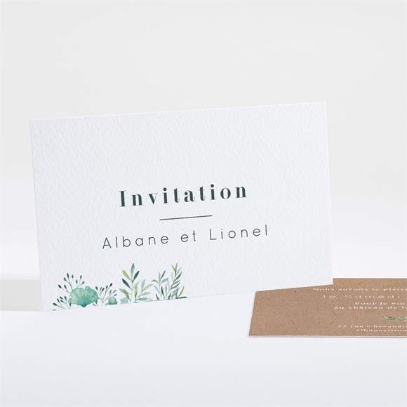 Carton d'invitation mariage Let Love grow ! réf.N161166
