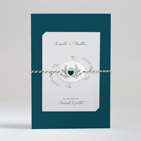 Faire-part mariage Tourbillon sentimental réf.N99132