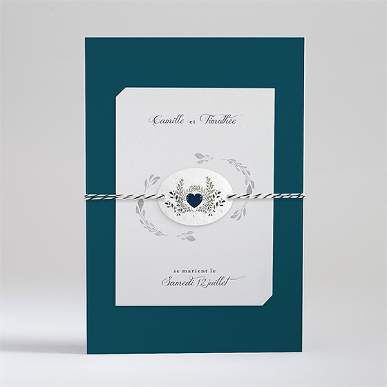 Faire-part mariage tourbillon sentimental
