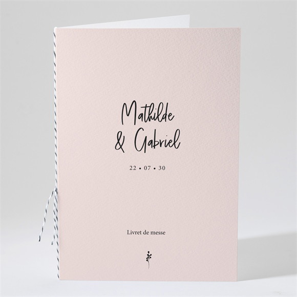 Livret de messe mariage Dites-le avec des fleurs réf.N491241