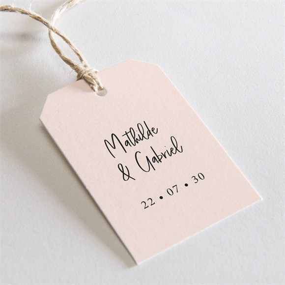 Etiquette mariage Dites-le avec des fleurs réf.N29187