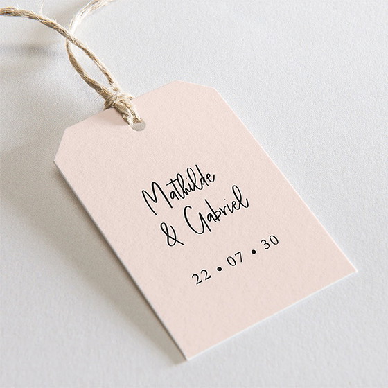 Etiquette mariage dites-le avec des fleurs